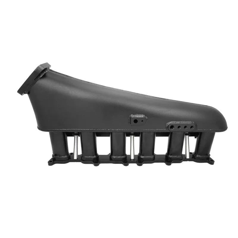 Proflow Intake Manifold Kit V2, For Ford Falcon XR6 BA/BF/FG Barra, Fabricated Aluminium, Black, 80mm Bore - PFEM67740BK - Mount Performance Parts