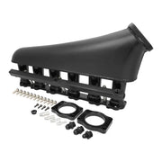 Proflow Intake Manifold Kit V2, For Ford Falcon XR6 BA/BF/FG Barra, Fabricated Aluminium, Black, 80mm Bore - PFEM67740BK - Mount Performance Parts