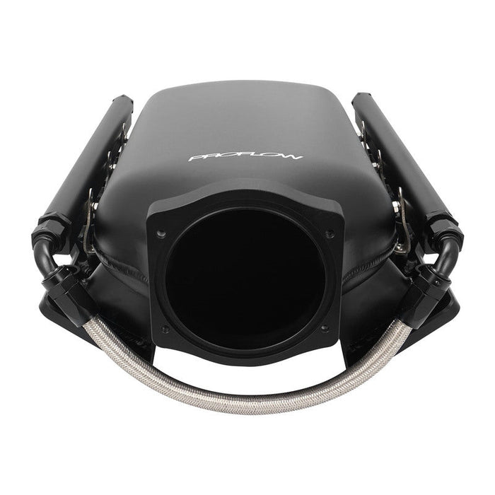 Proflow SuperMax Plus EFI Intake Manifold Kit, Gen 2, For Holden Commodore LS1/LS2, Fabricated Black, Low-Profile, w/Fuel Rails, 102mm Bore - PFEM68000