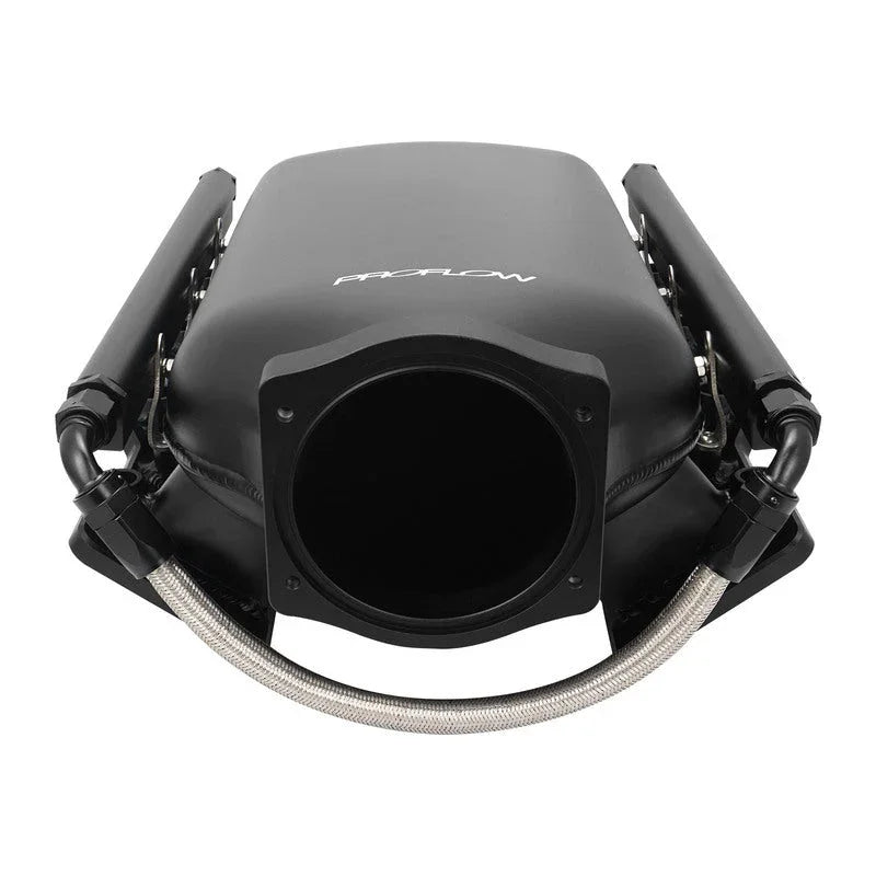 Proflow SuperMax Plus EFI Intake Manifold Kit, Gen 2, For Holden Commodore LS3/L92, Fabricated Black, Low-Profile, w/Fuel Rails, 102mm Bore - PFEM68001 - Mount Performance Parts