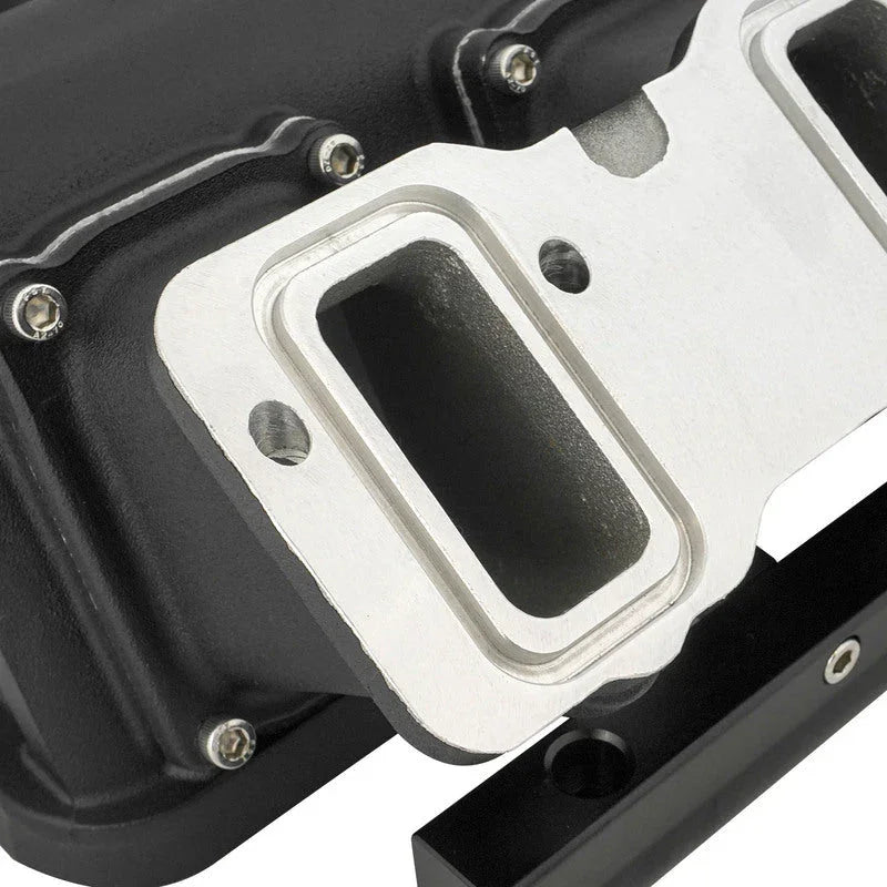 Proflow Intake Manifold Kit, SuperMax Plus, Cast Aluminium, EFI, For Holden Commodore LS3/L92, 102mm Bore, Black - PFEM68713-BK - Mount Performance Parts
