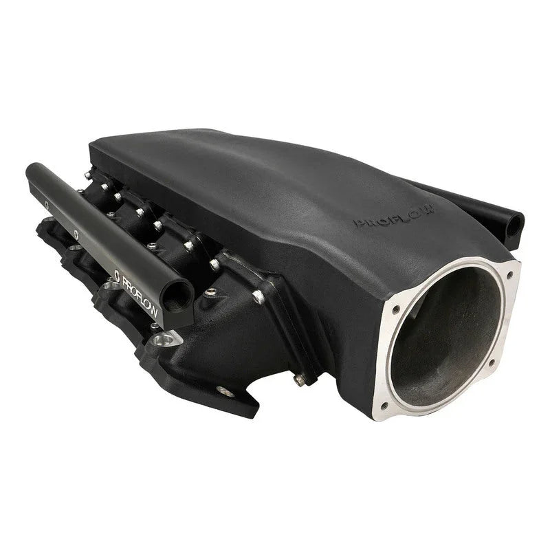 Proflow Intake Manifold Kit, SuperMax Plus, Cast Aluminium, EFI, For Holden Commodore LS3/L92, 102mm Bore, Black - PFEM68713-BK - Mount Performance Parts