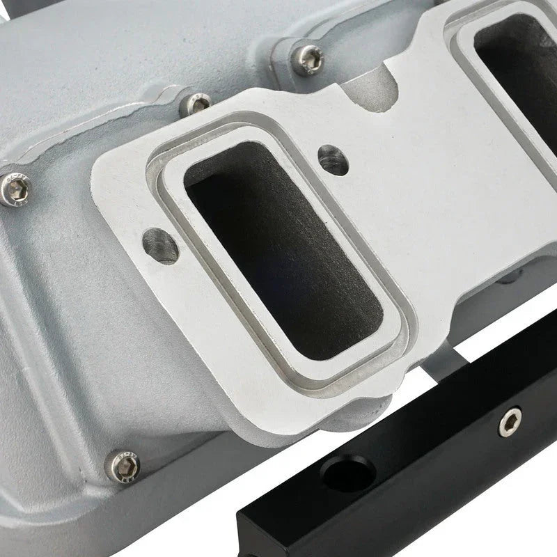 Proflow Intake Manifold Kit, SuperMax Plus, Cast Aluminium, EFI, For Holden Commodore LS3/L92, 102mm Bore, Natural - PFEM68713 - Mount Performance Parts
