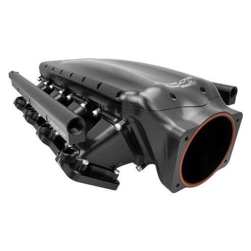 Proflow Billet CNC LS Intake Manifold Kit, SuperMax Plus, For Holden Commodore LS3/L92, 102mm Bore, Gloss Black - PFEMB69001 PFEMB69001