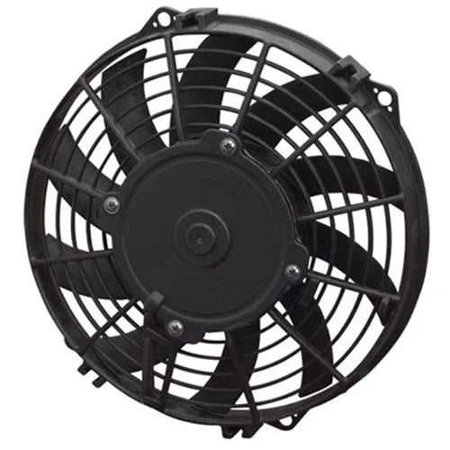 SPAL 9" Electric Thermo Fan 602 cfm - Puller Type With Curved Blades - Mount Performance Parts