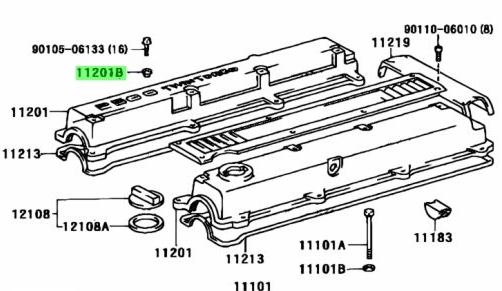 Genuine Toyota 1JZ Cam Cover Bolt Washer