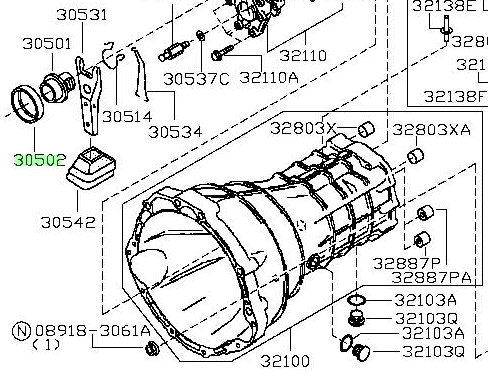 Genuine Nissan RB20/25/30/SR20 Clutch Release Bearing