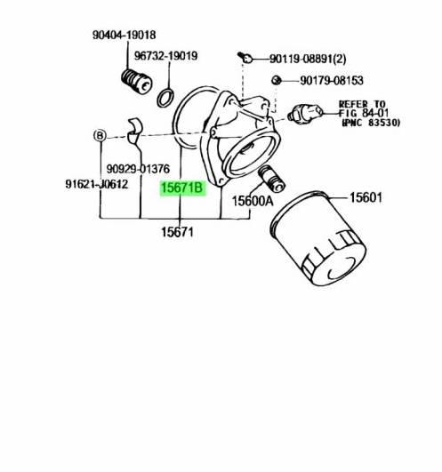 Genuine Toyota 1JZ/2JZ Oil Filter Housing O-Ring