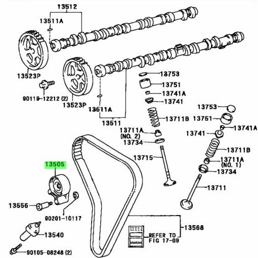 Genuine Toyota 1JZ Timing Belt Idler Pulley