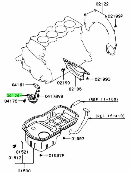 GENUINE MITSUBISHI LANCER EVO 4/5/6/7/8/9 4G63 OIL PICK UP