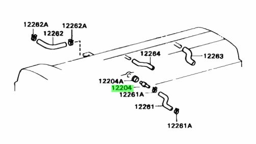 Genuine OEM Toyota 2JZGTE PCV Valve & Grommet