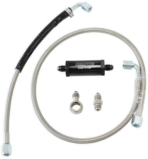 Aeroflow Turbo Oil Feed Line Kit with Filter – Ford FG XR6 (AF30-1005) – AF30-1005