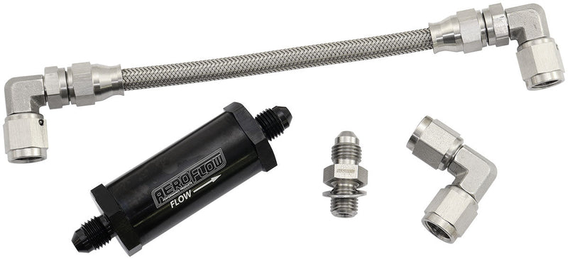 Aeroflow Turbo Oil Feed Line Kit – Mitsubishi 4G63 Evo (AF30-1006) – AF30-1006